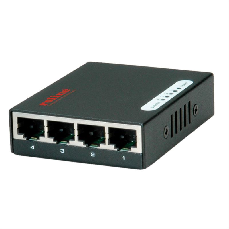 ROLINE Switch Gigabit Ethernet, Pocket, 4 ports_0