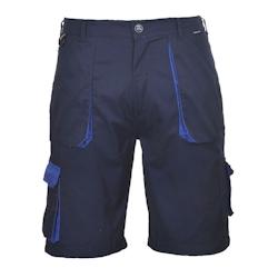 Portwest - Bermuda de travail homme TEXO CONTRAST Bleu Marine Taille XS - XS bleu 5036108244140_0