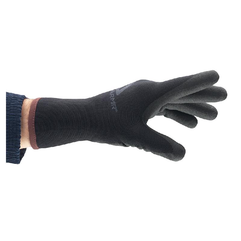 Ansell Gants de manutention antifroid et anticoupures PVC 97-631 - Noir - Taille 9_0