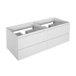 Meuble sous vasque 120 cm SORRENTO Blanc - blanc 3760232700723_0