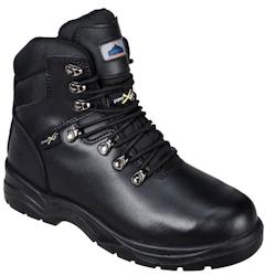 Portwest - Chaussures de sécurité montantes en cuir lisse MET PROTECTOR S3 Noir Taille 48 - 48 noir matière synthétique 5036108328710_0