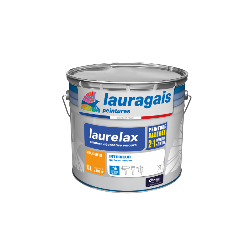 Peinture décorative velours - 3L & 15L - Réf. AG02079 - Laurelax LAURAGAIS_0