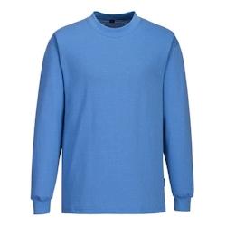 Portwest - Tee-shirt de travail à manches longues antistatique ESD Bleu Taille L - L 5036108347018_0