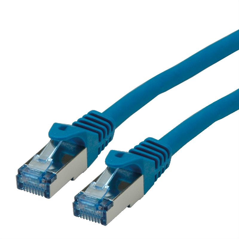 Cordon ROLINE S/FTP(PiMF) Cat.6A / 10 Gigabit, LSOH, Component Level, bleu, 10 m_0