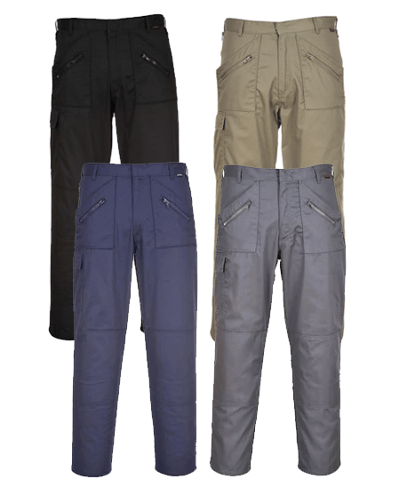 Pantalon de travail Basics, Coloris : Noir, Taille pantalon : 36_0