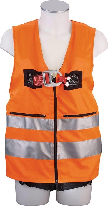 Gilet de signalisation MAS40 Quick EN361 EN20471 2 points, veston orange pour tailles de vêtements 44-54 MAS_0