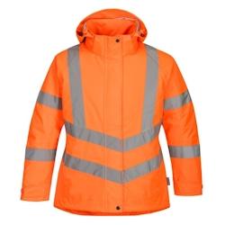 Portwest - Parka de travail chaude l'hiver pour femmes haute visibilité Orange Taille XS - XS orange 5036108354450_0