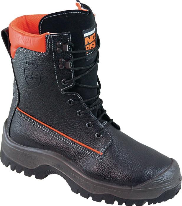 Botte de sécurité forestière NoRisk taille 43 noir/orange cuir bovin S3 SRC EN ISO 20345/EN ISO 17249_0