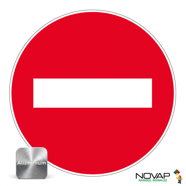 Panneaux ronds alu interdictions obligations - PNRAL-NV04/SI_0