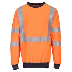 Portwest - Sweat-shirt manches longues anti-feu RIS Orange / Noir Taille M - M orange FR703ORRM_0
