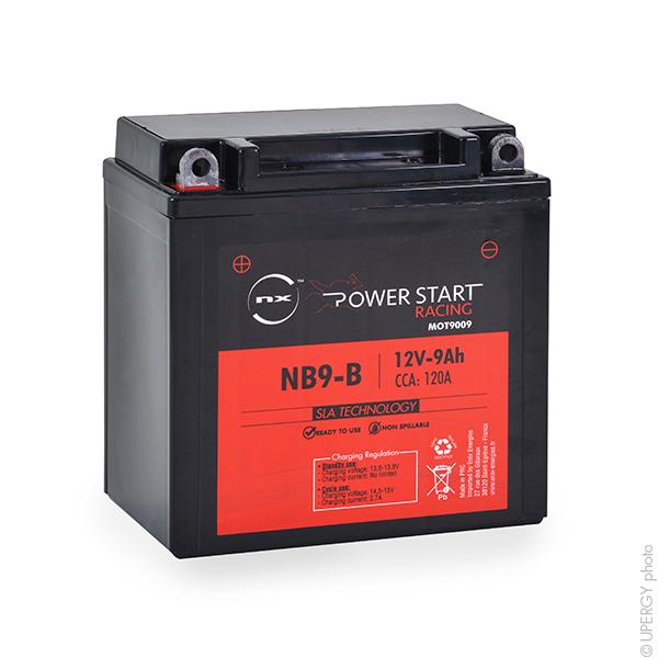 BATTERIE MOTO YB9-B / YB9A-A / NB9-B / 12N9-4B-1 12V 9AH_0