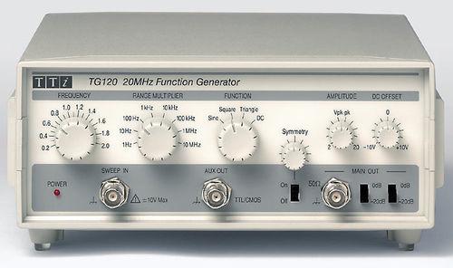 Générateur de fonction 20mhz, 20vcc, atténuation -40db - TTITG120_0