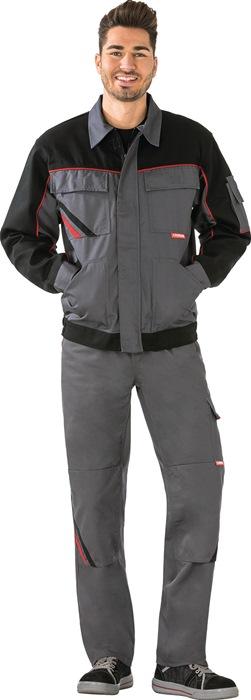 Blouson à  ceinture Highline taille 46 ardoise/noir/rouge 65 % PES / 35 % coton PLANAM_0