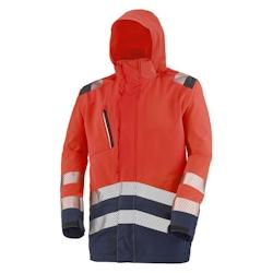 Cepovett - Parka coque ERWIN HV Rouge / Bleu Marine Taille S - S rouge 3603624935597_0