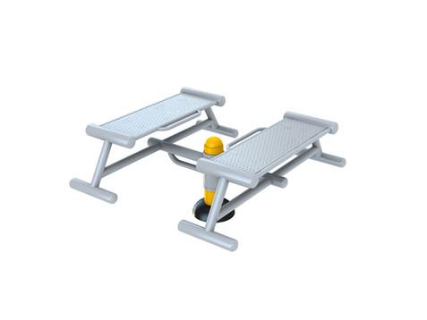 Appareil de fitness extérieur  -  fitness >  -  double banc abdos_0