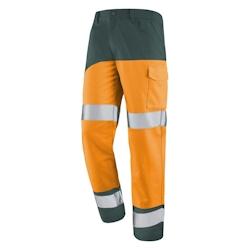 Cepovett - Pantalon de travail Fluo SAFE XP Orange / Vert Taille S - S 3603624531706_0