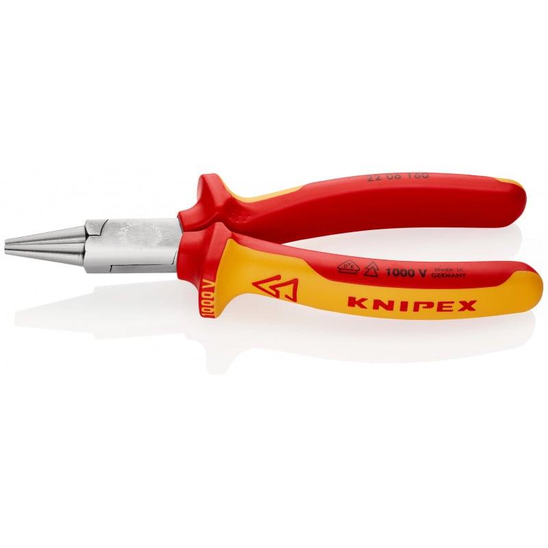 Pince coupante de côté pour plastique avec ressort 160mm à 45° - Gainage  PVC - KNIPEX