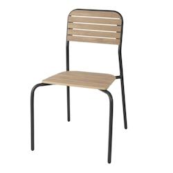 Chaises d'extérieur effet bois Bolero Santorini (lot de 4) - FU537_0