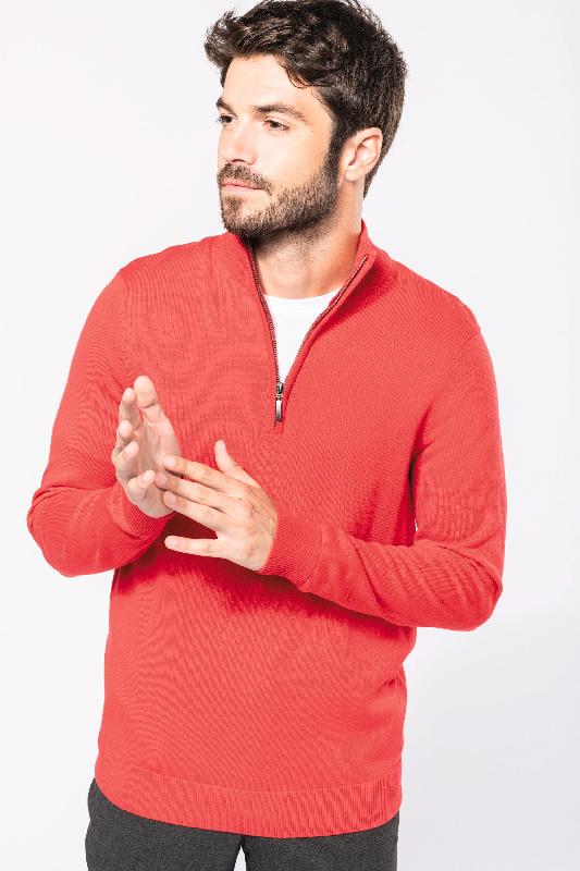 Pull 1/4 zip homme -  Réf: K970_0