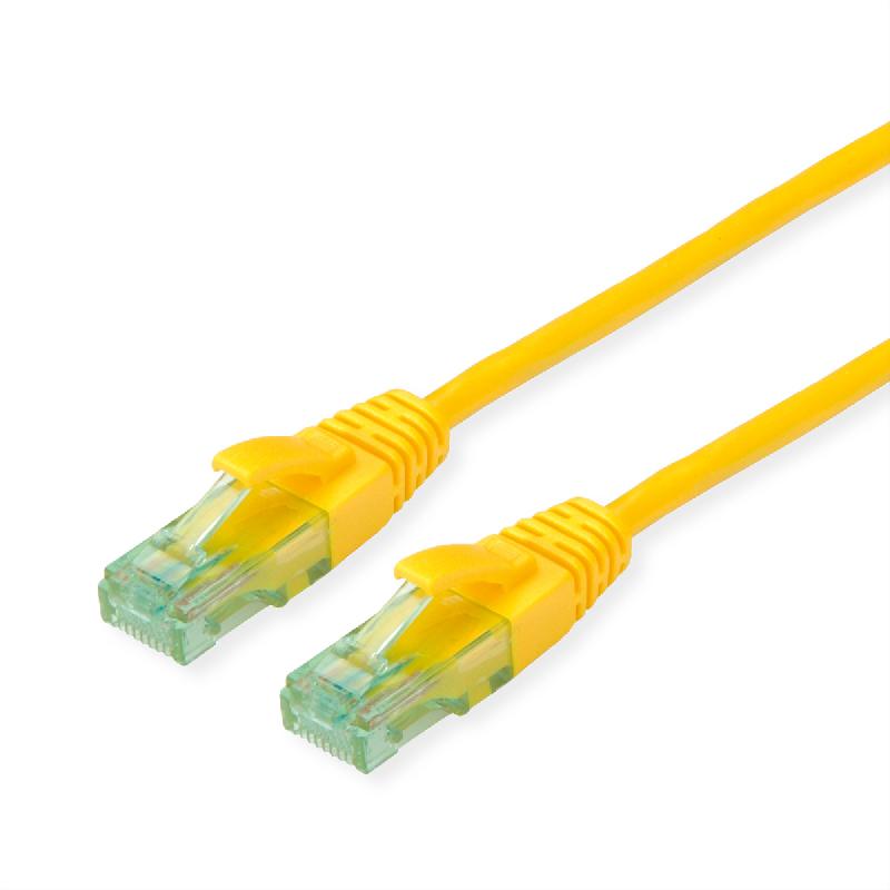 ROLINE RM Cordon UTP Cat.6A / 10 Gigabit, jaune, 0,5 m_0