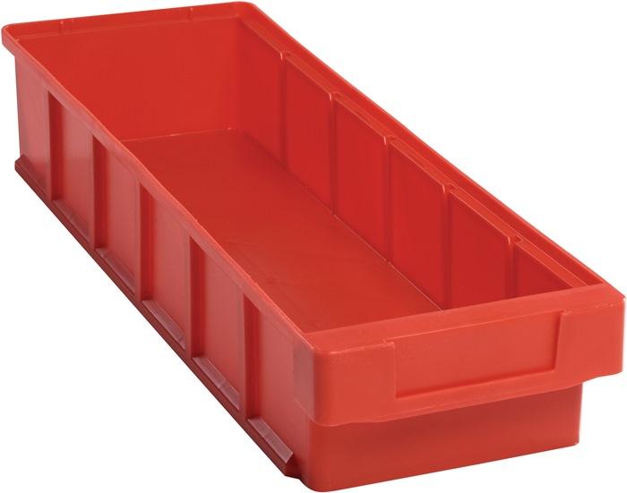 Boîte pour étagère VKB L500xl152xH83 mm rouge polypropylène LA-KA-PE_0