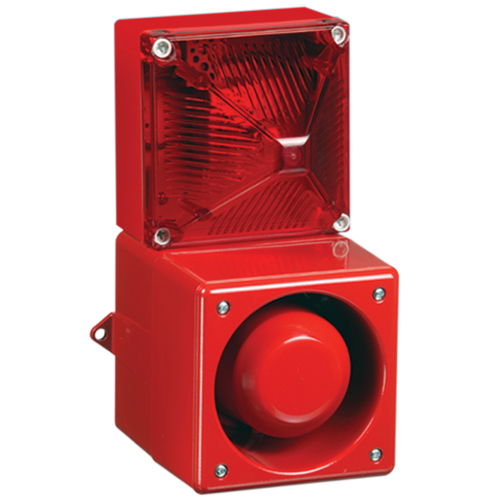 Combiné sirène 108dB feu flash 13J IP66/67 en fonte Aluminium - DSF50242_0