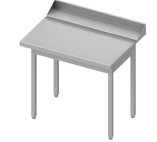 Table de sortie inox  à droite sans étagère pour lave-vaisselle STALGAST 1000x750x880 soudée - 9310167100S_0