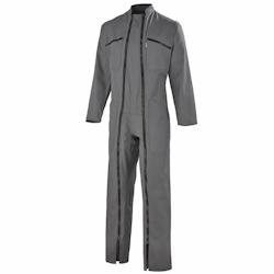 Cepovett - Combinaison de travail 2 Zip coton majoritaire Essentiels Gris Acier Taille XS - XS gris 3184377918292_0