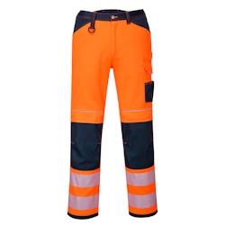 Portwest - Pantalon de travail premium haute visibilité PW3 Orange / Bleu Marine Taille 42 - 33 orange PW340ONR33_0