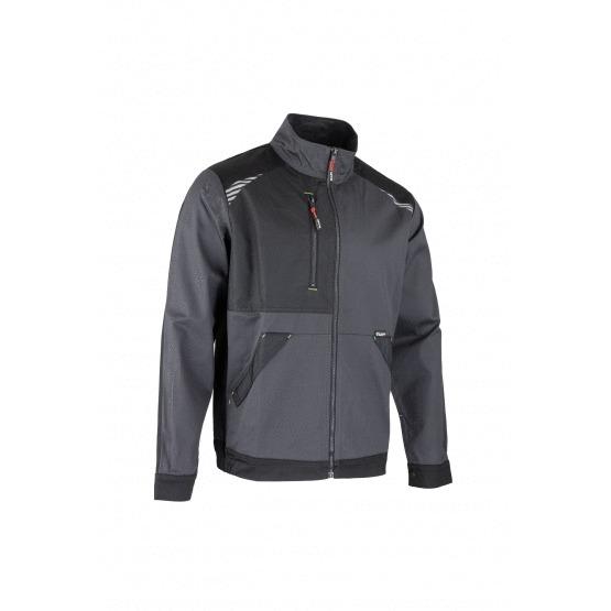 Veste bicolor cyclope zippée gris/noir t 2xl - lma - 2431 - 858358_0