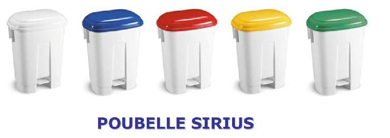 Poubelles SIRIUS 60 Litres - Blanc_0