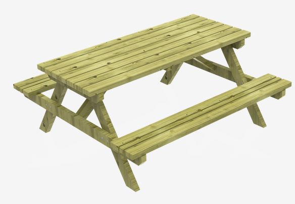Table picnik  en bois de pin résistante et durable - VRM200SM_0