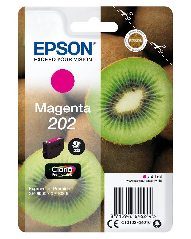 Epson Kiwi Singlepack Magenta 202 Claria Premium Ink_0