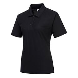 Portwest - Polo pour femmes NAPLES Noir Taille XS_0