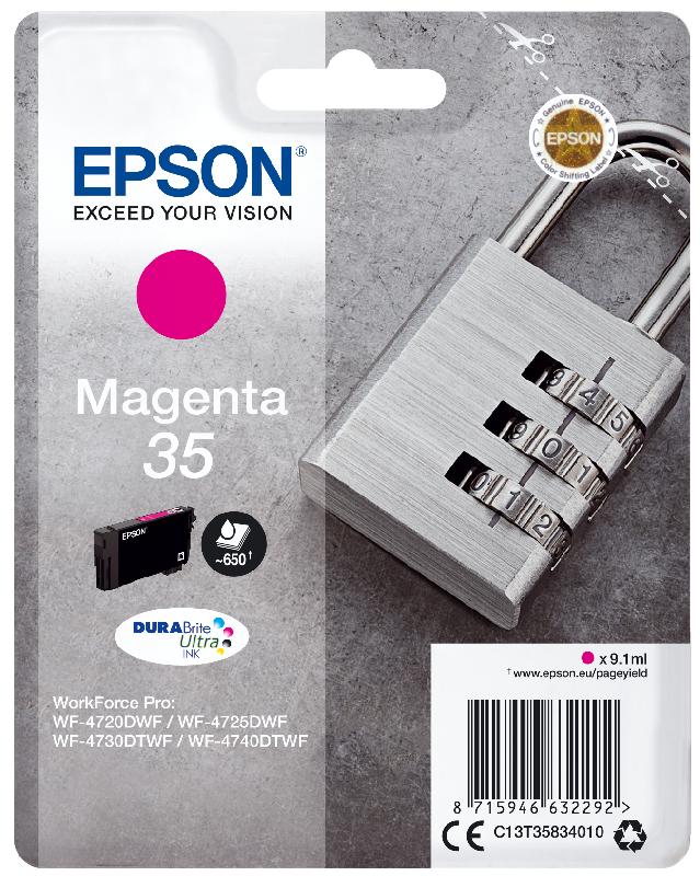 Epson Padlock Singlepack Magenta 35 DURABrite Ultra Ink_0