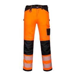 Portwest - Pantalon de travail extensible léger haute visibilité PW3 Orange / Noir Taille 58 - 46 orange PW303OBR46_0