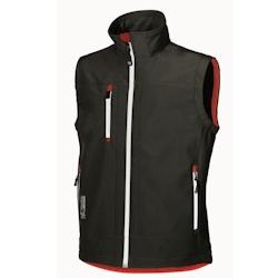 U-Power - Gilet de travail sans manches noir Stretch CLIMB Noir Taille 4XL - XXXXL noir 8033546160077_0