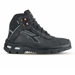 U-Power - Chaussures de sécurité hautes en goretex anti abrasion DOMINATION - Environnements exigeants - RS S3 WR HI HRO SRC CI Noir Taille 47 - 47_0