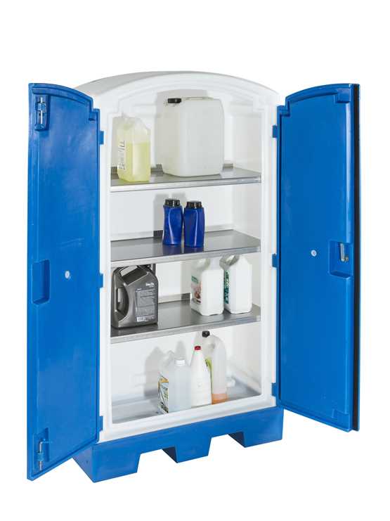 Armoire de sécurité grand modèle pour le stockage de bidons et de petits contenants - A-GM1/C_0