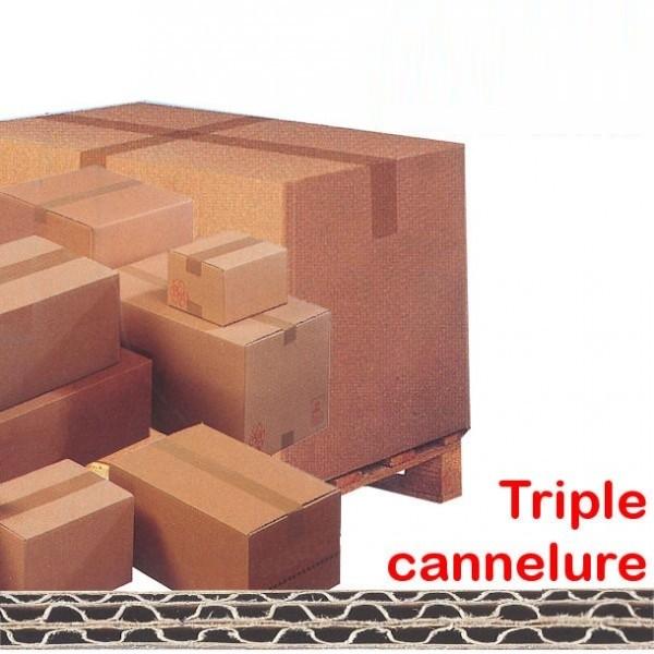 CAISSE CARTON TRIPLE CANNELURE 630 X 420 X 420 MM TRIPLE CANNELURE_0