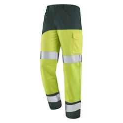 Cepovett - Pantalon de travail Fluo SAFE XP Jaune / Vert US Taille 2XL - XXL 3603624531928_0