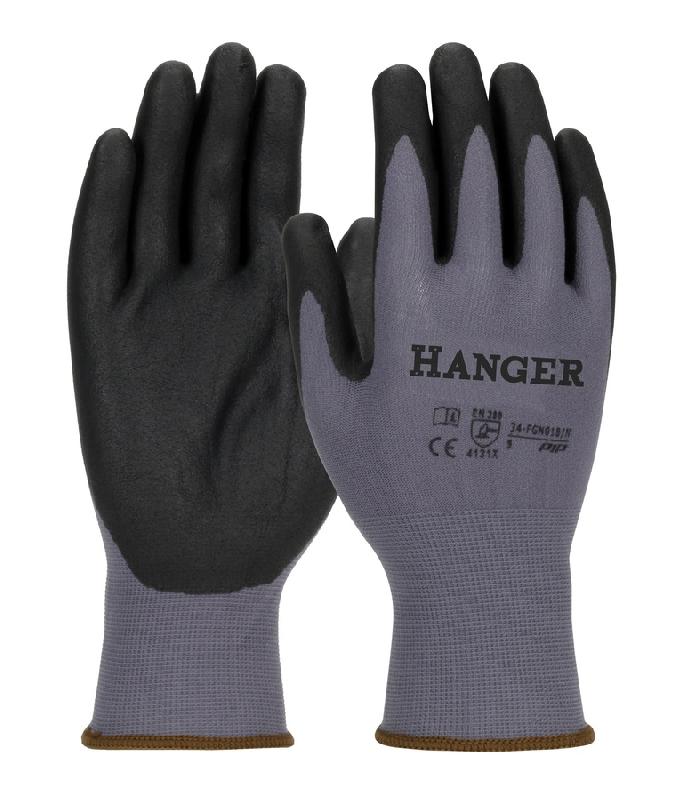 Gants de travails h-dex t 10 enduit nitrile en paire de 3 - HANGER - 300021 - 850510_0