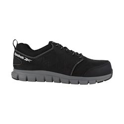 Reebok - Chaussures de sécurité basses noire en daim résistant à l'eau embout aluminium S3 SRC Noir Taille 39 - 39 noir matière synthétique 0690_0