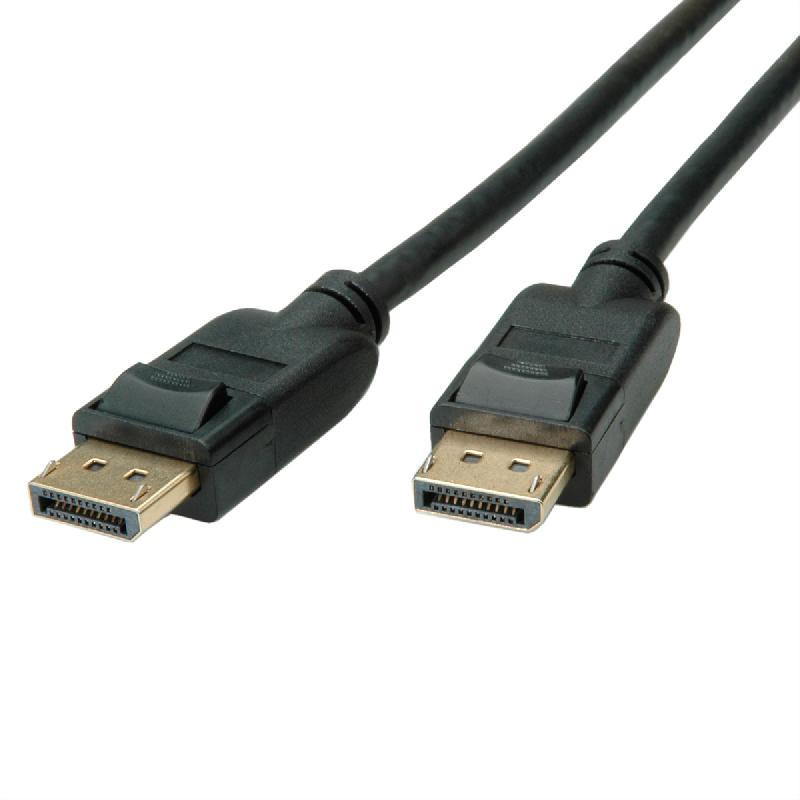 ROLINE Câble DisplayPort v1.4, DP M - DP M, noir, 1,5 m_0