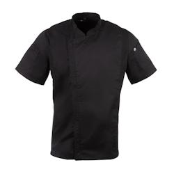 Veste de cuisine mixte Cool Vent Chef Works Urban Springfield noire S - S noir B472-S_0