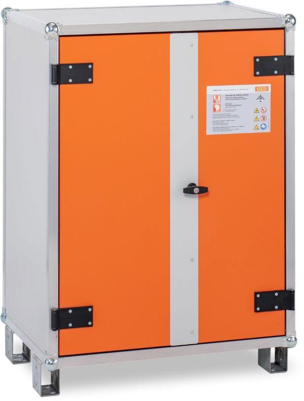 Armoire anti-feu batteries 8/10 Premium LockEX avec pieds - CEMO - 11901_0