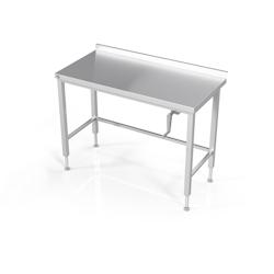L2G Table inox adossée 90 x 60 x 70 cm L2G - inox DP0A-QRV-67_0