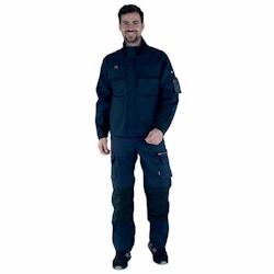 Lafont - Pantalon de travail FORAS Bleu Marine / Noir Taille XS - XS bleu 3609702071898_0