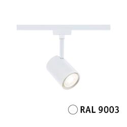 Paulmann URail Spot sur rail Luxe   GU10  max. 10W  gradable 230V Blanc signal 95632 - plastique 95632_0