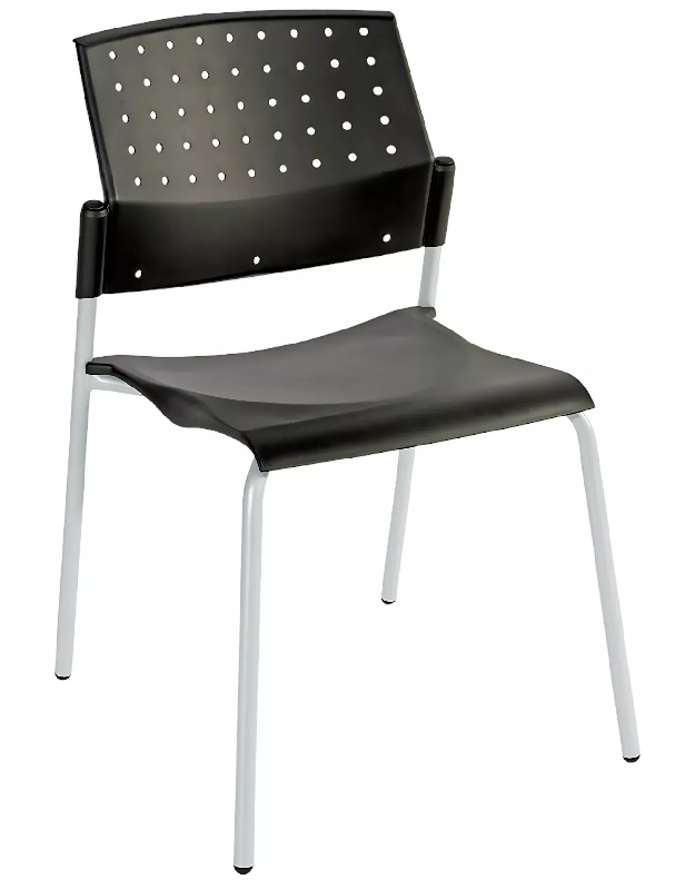 Chaise visiteur empilable So Imola - P35, Sans option, Kit d'accroche AC64_0